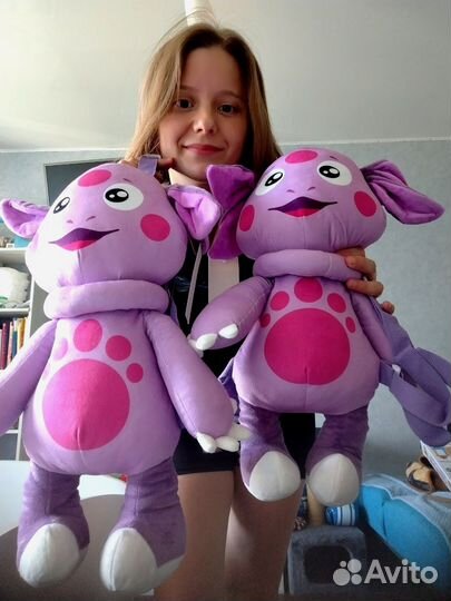 Лунтик большой, рюкзак-игрушка