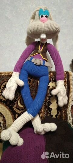 Мягкая игрушка заяц обнимаец