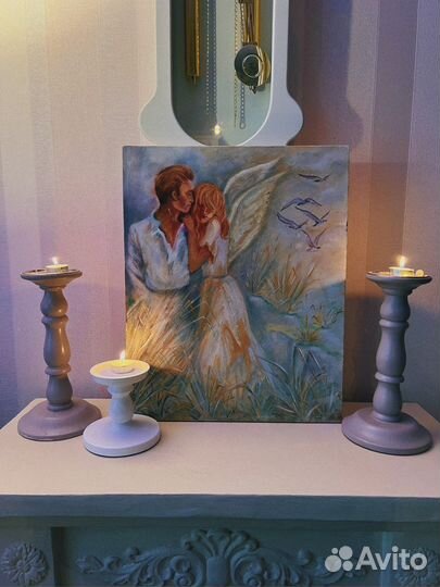 Картина ручной работы 40*50 «Влюбленные»
