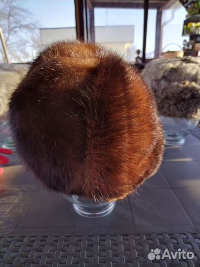 Шапка чалма норковая размер 56