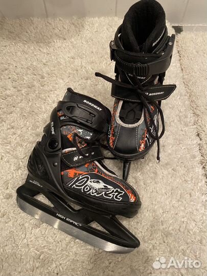 Коньки детские раздвижные рр 26-30