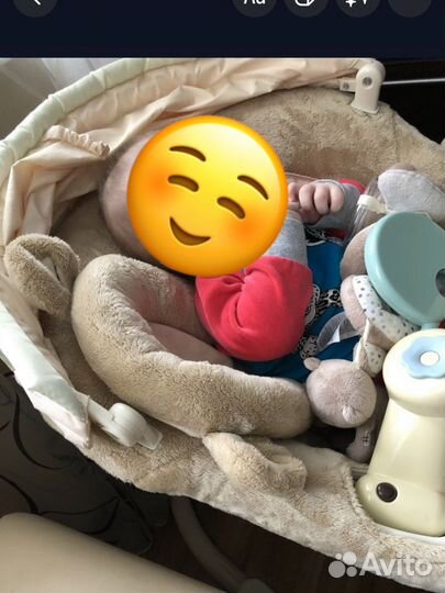 Детские электрокачели graco