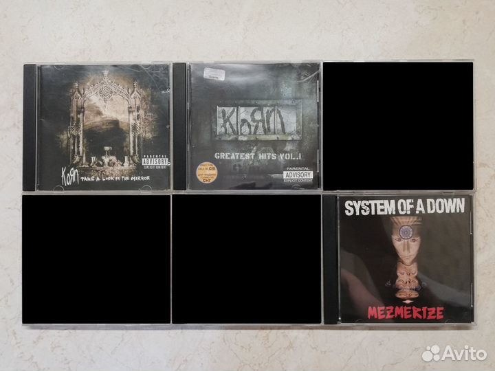 CD диски - Metal / Alternative / Rapcore - 24 шт
