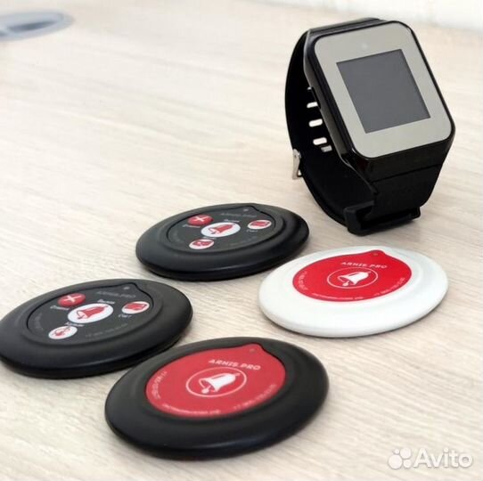 Кнопка вызова перосонала, официанта, часы пейджер