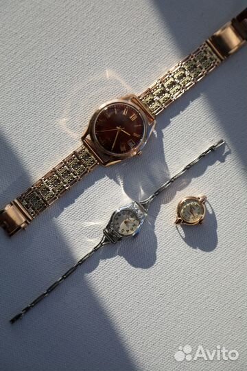 Часы СССР, золото, платина. Мужские и женские
