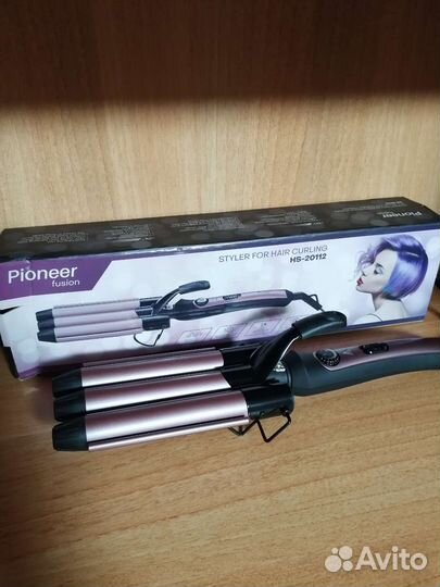 Стайлер щипцы для завивки волос. Pioneer
