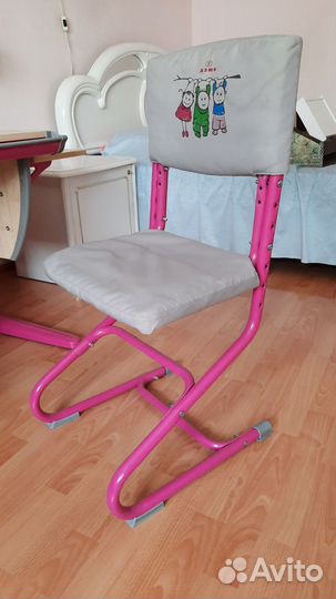 Растущая парта и стул деми б/у