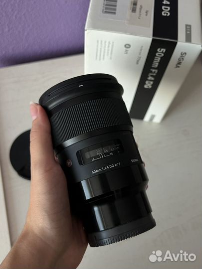Объектив sigma 50 mm 1.4 sony
