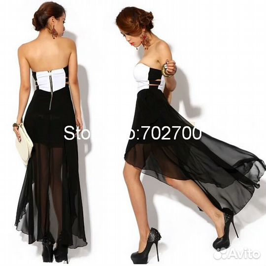 Платье с ассиметричной юбкой