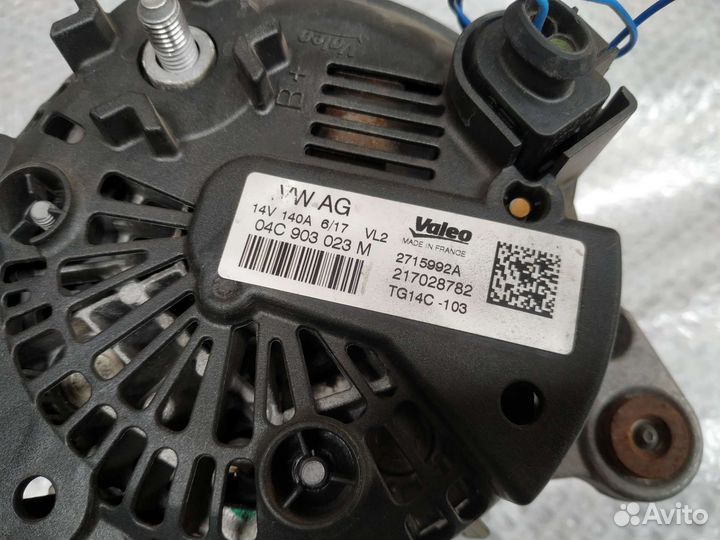 Генератор 1.4(150лс) CZE 140 ампер VW Skoda Audi