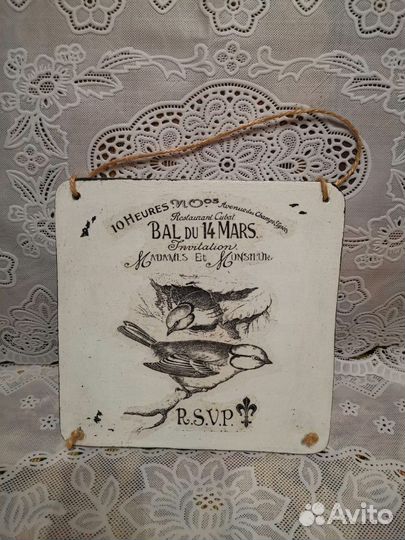 Панно с птичками