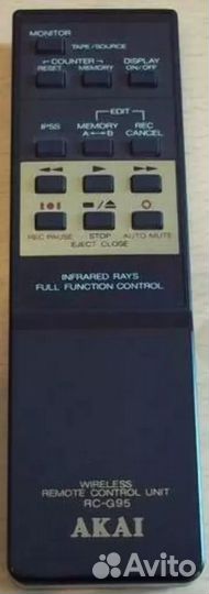 Пульт аналог Akai RC-G95