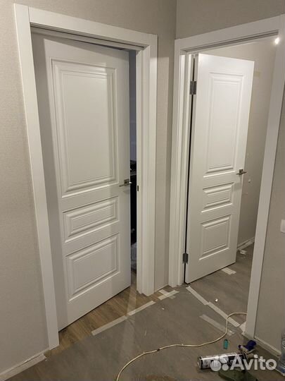 Двери межкомнатные белые эмаль R345626