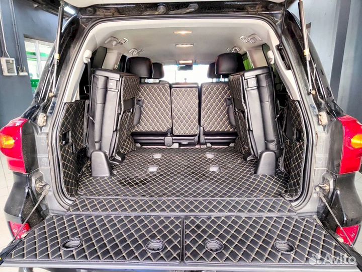 3D коврики из экокожи Alphard