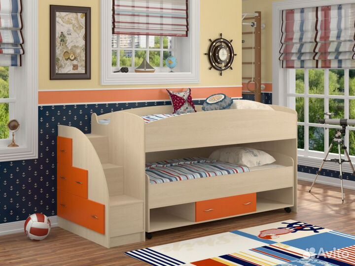 Кровать двухъярусная 