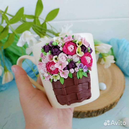 Кружка ручной работы керамическая