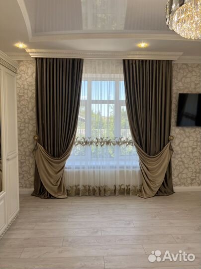 Комплект штор тюль занавески