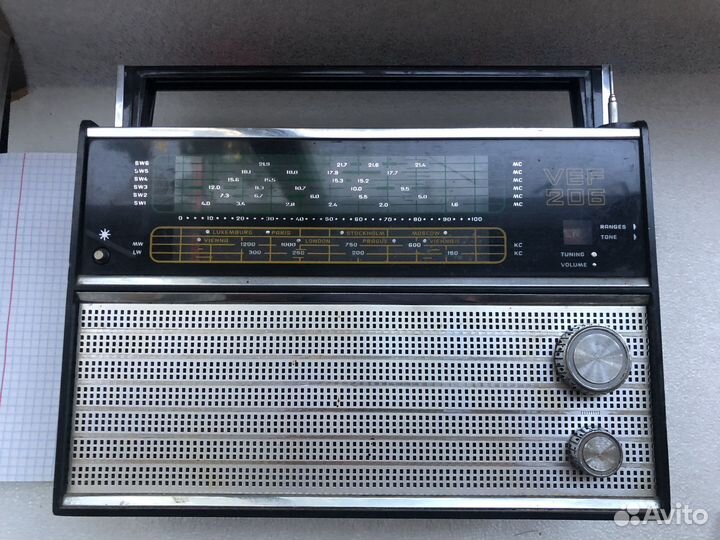 Радиоприемник вэф-206 (VEF-206) радио СССР