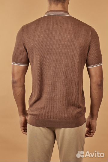 Поло Brunello Cucinelli с коротким рукавом премиум