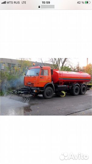 Поливомоечная машина ко