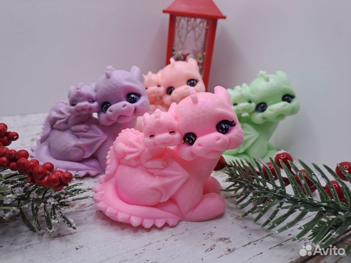 Мыло ручной работы новый год