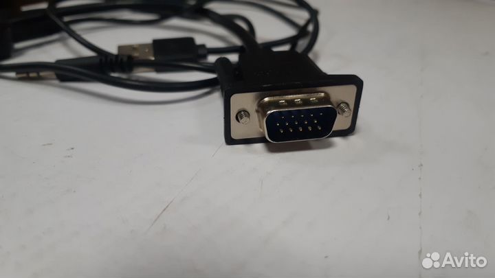 Переходник VGA - hdmi + аудио / Vention 0.15 м acn
