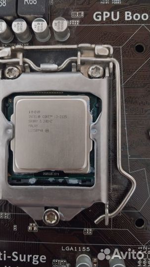 Материнская плата asus p8h77-v с i3 2125