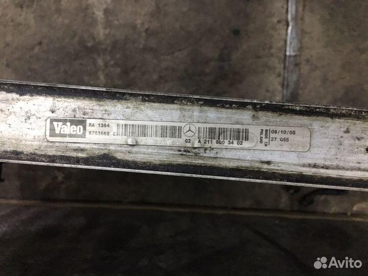 Радиатор Mercedes w211 M271 1.8 компрессор