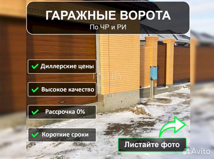 Ворота гаражные секционные