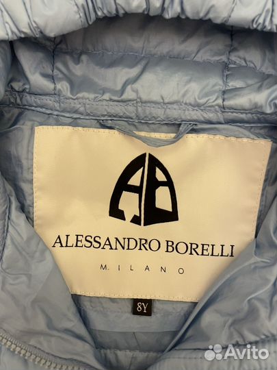 Пуховик alessandro borelli 8лет