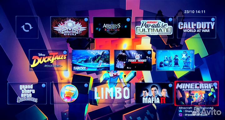 Sony PS3 Прошита 30 игр