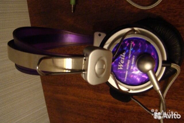 Наушники красивые с микрофоном