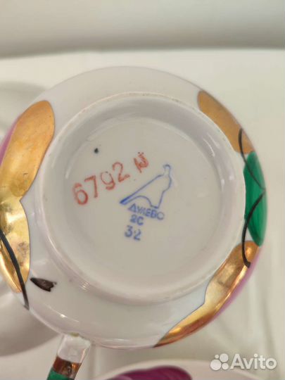 Чайная пара. Дулево. 1964-1968гг