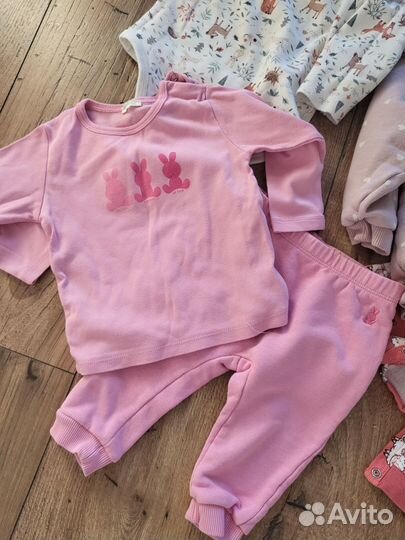 Вещи пакетом на девочку 68 74