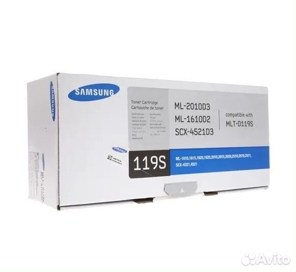 Картридж лазерный Samsung MLT-D119S SU864A черный