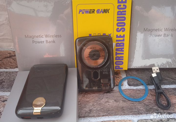 Повербанк беспроводной магнитный MagSafe premium