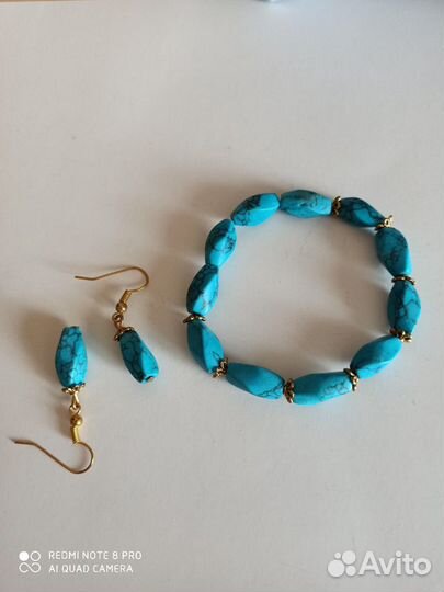 Браслет из бирюзы