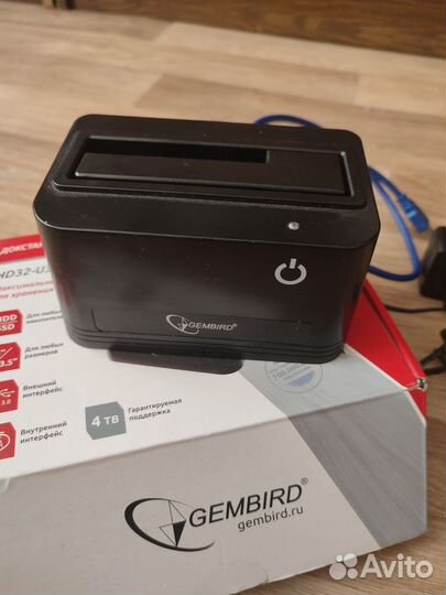 Докстанция gembird для hdd и ssd
