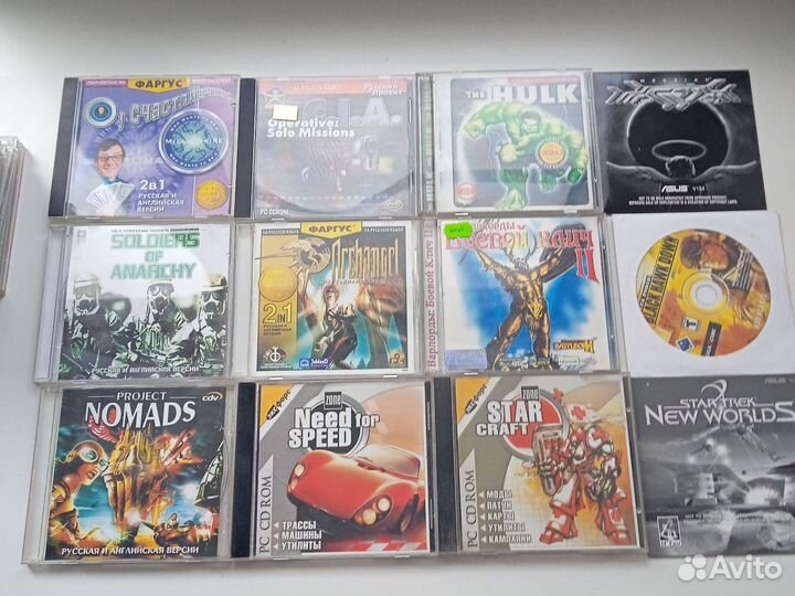 Старые компьютерные игры (сд диски)