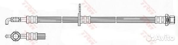 Тормозной шланг PHD534 TRW