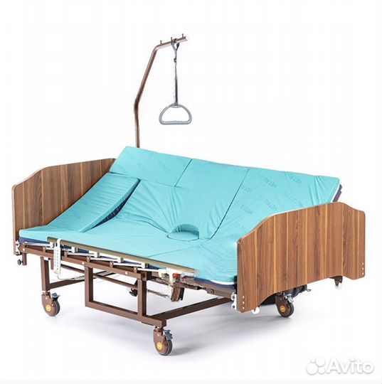 Медицинская кровать широкая, удлиненная