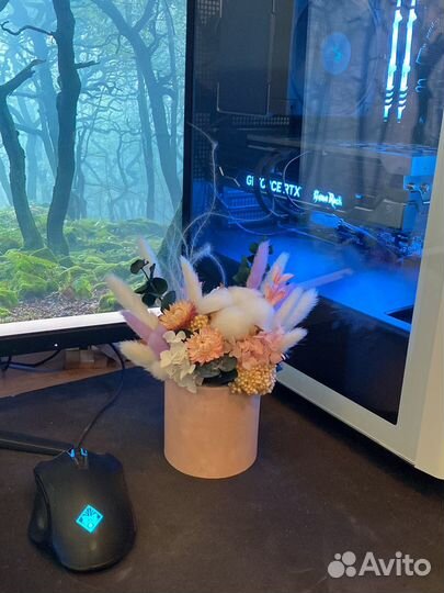 Композиция из сухоцветов для подарка и декора