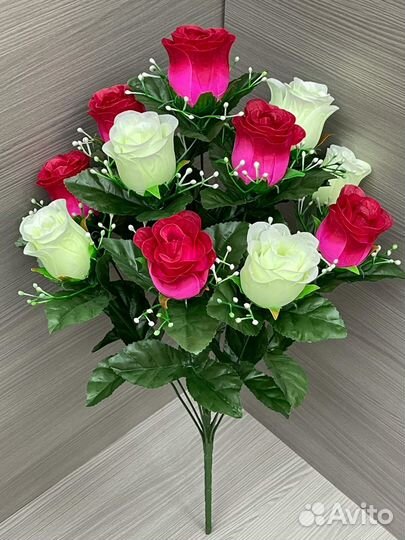 Букет из искусственных цветов Розы Декоративное