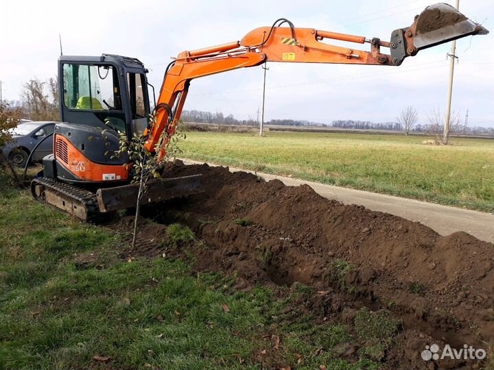 Услуги Мини экскаватора