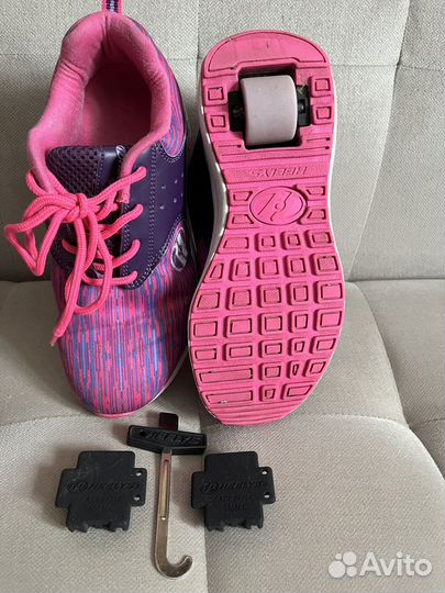 Кроссовки роликовые, р.34