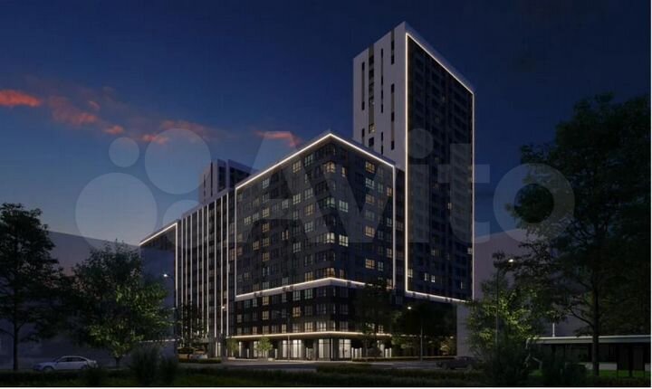 2-к. квартира, 68,9 м², 7/22 эт.