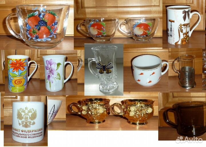 Бокалы и чашки