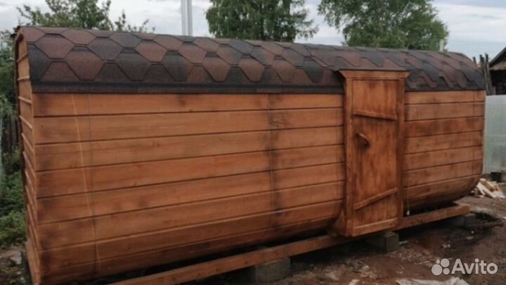Баня бочка квадро в наличии