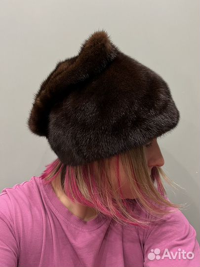 Шапка норковая женская новая