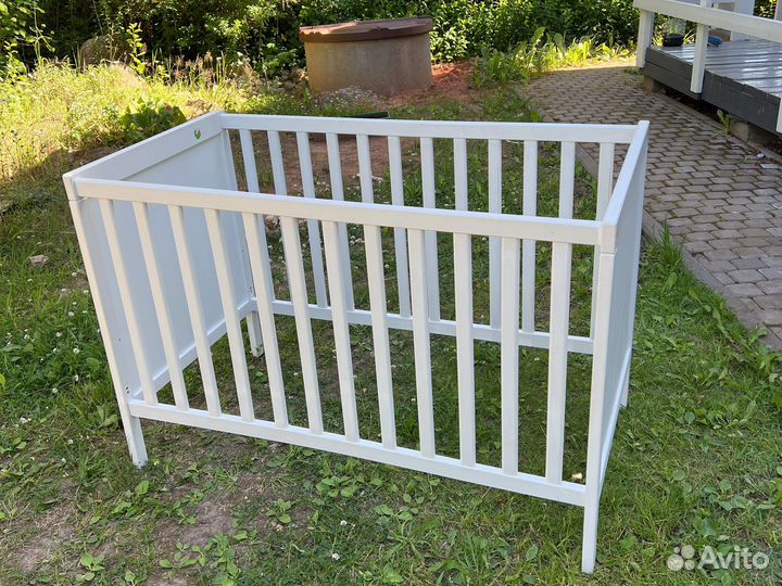 Детская кровать IKEA сундвик + новый матрас